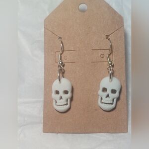 3/$10 Halloween Skull Dangle Earrings